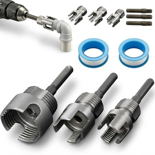 Pcs pvc pipe threader kit - pcs,