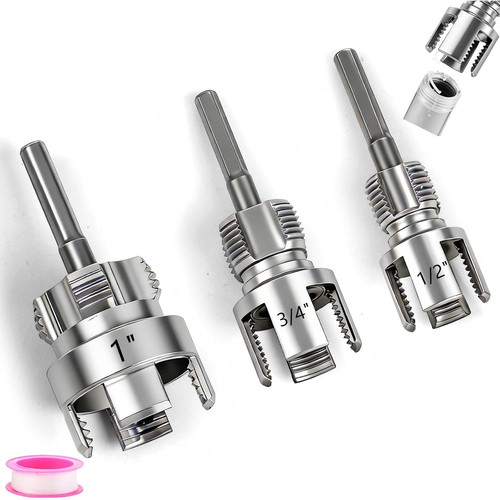 3pcs pvc pipe threading - 3pcs,