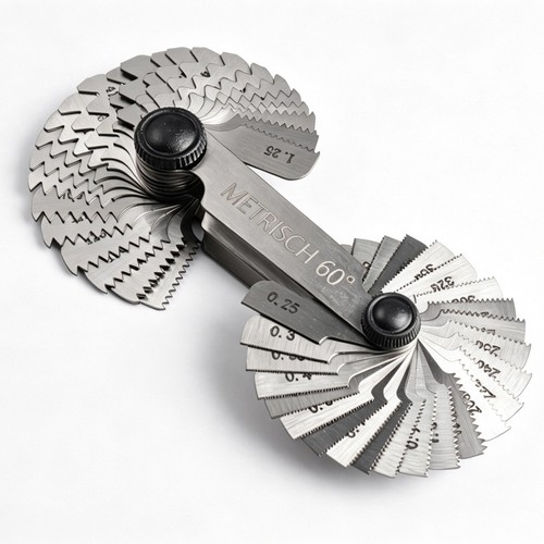 Piece thread pitch gauge - thread,