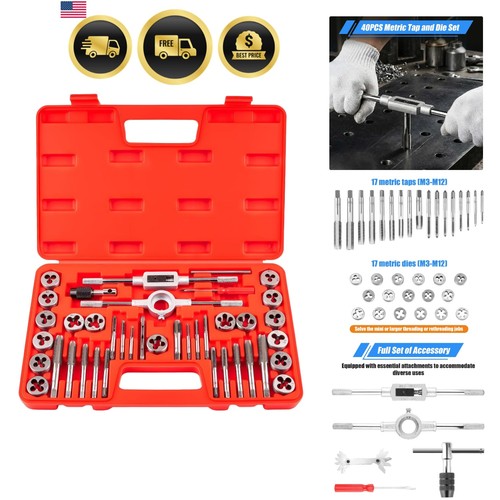 Metric tap and die set - metric,